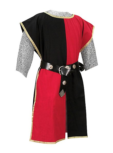 Waffenrock Ritter schwarz-rot 