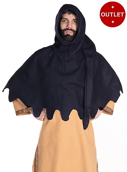 Woolen hood with tassels - Henri
