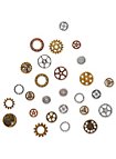 25 roues dentées décoratives steampunk