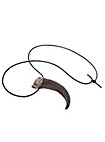 3D-Druck - Bärenkralle Anhänger mit Lederband (10cm) 