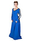 Abito medievale - Beatrix, blu