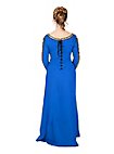 Abito medievale - Beatrix, blu