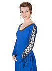 Abito medievale - Beatrix, blu