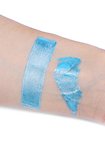 Aqua Make-Up Azul Claro Metálico Aguamarina Maquillaje Al Agua