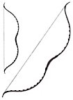 Arc Recurve - Écuyer, moyen