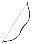 Arco ricurvo - scudiero, corto
