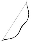 Arco ricurvo - scudiero, corto