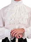 Aristokratenhemd mit Jabot - Louis, weiß