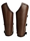 Arm- und Beinschienen Set aus Leder - Bandit
