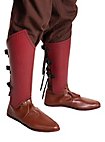 Arm- und Beinschienen Set aus Leder - Bandit