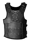 Armatura in pelle - da combattimento, nera