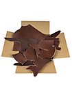 Armour grade leather remains - brown