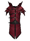 Armure de paladin elfe de sang en cuir rouge