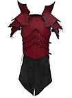Armure de paladin elfe de sang en cuir rouge