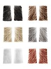 Basette realizzate con capelli veri