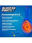 Blasterparts - Caricatore a tamburo da 30 colpi 2.0 per NERF e Dartblaster