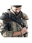 Blasterparts Étui de couteau tactique imprimé en 3D aspect Kydex pour couteau de combat de grandeur nature (GN) - Ripley
