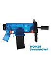 Blasterparts - SMG-Kit 2: Pistola con silenziatore, nero