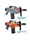 Blasterparts - SMG-Kit 2: Pistola con silenziatore, nero