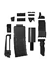 Blasterparts - SMG-Kit 2: Pistola con silenziatore, nero