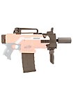 Blasterparts - SMG-Kit 2: Pistola con silenziatore, oliva