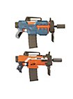 Blasterparts - SMG-Kit 2: Pistola con silenziatore, oliva