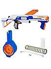 Blasterparts - Tuning-Mega-Pack kompatibel für NERF Rampage, inkl. Trommelmagazin, Tuning-Feder & Blaster