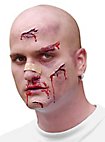 Blessures faciales désagréables - Blessures en latex à coller