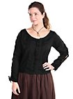Blouse médiévale à lacets - Madeleine