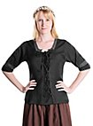 Blouse médiévale à manches courtes - Valeria