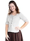 Blouse médiévale à manches courtes - Valeria
