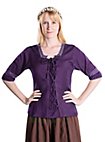 Blouse médiévale à manches courtes - Valeria