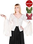 Blouse médiévale manches trompettes - Carmen