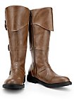 Botas De Pirata Deluxe Para Hombres Marrones