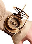 Bracciale di navigazione steampunk
