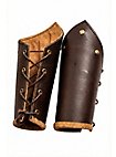 Bras d'armure de chevalier marron