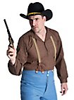 Camicia western - Rio Grande, marrone