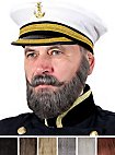 Capitaine Composition de barbe professionnelle en poils véritables