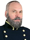 Capitaine Composition de barbe professionnelle en poils véritables