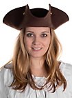 Cappello da pirata Tricorno in feltro di lana - Henry
