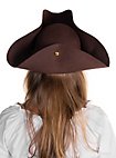 Cappello da pirata Tricorno in feltro di lana - Henry