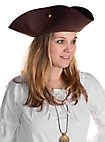 Cappello da pirata Tricorno in feltro di lana - Henry