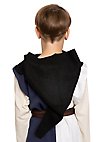 Capuche médiévale noir pour enfant