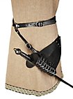 Ceinture avec brides porte-épée pour droitier