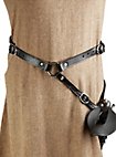 Ceinture avec brides porte-épée pour droitier