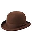 Chapeau melon marron