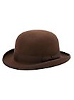 Chapeau melon marron