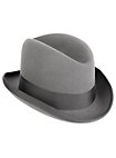 Chapeau Trilby – Gris en feutre de laine « Winston »