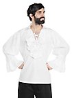Chemise à volants Renaissance blanche