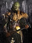 Chinless silicone orc mask - Grakharr